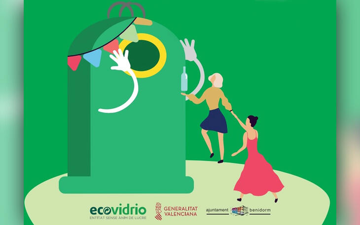 Benidorm acoge la iniciativa ‘Fiestas con eco’ de Ecovidrio durante las Festes Majors Patronals 